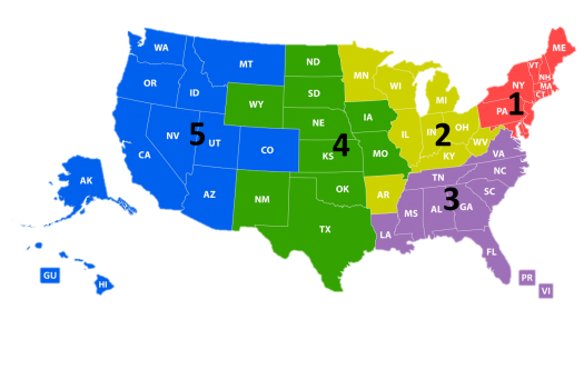 Regions MAP